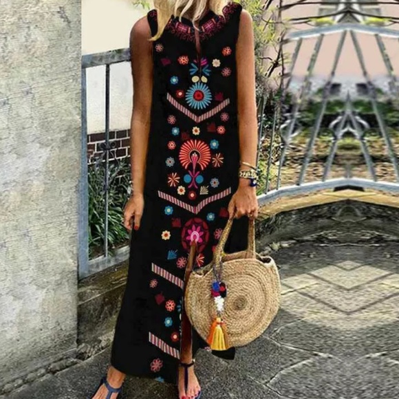 Boutique Dresses & Skirts - CLEARANCE 🌞Boho-Chic Casual Party Maxi Dress